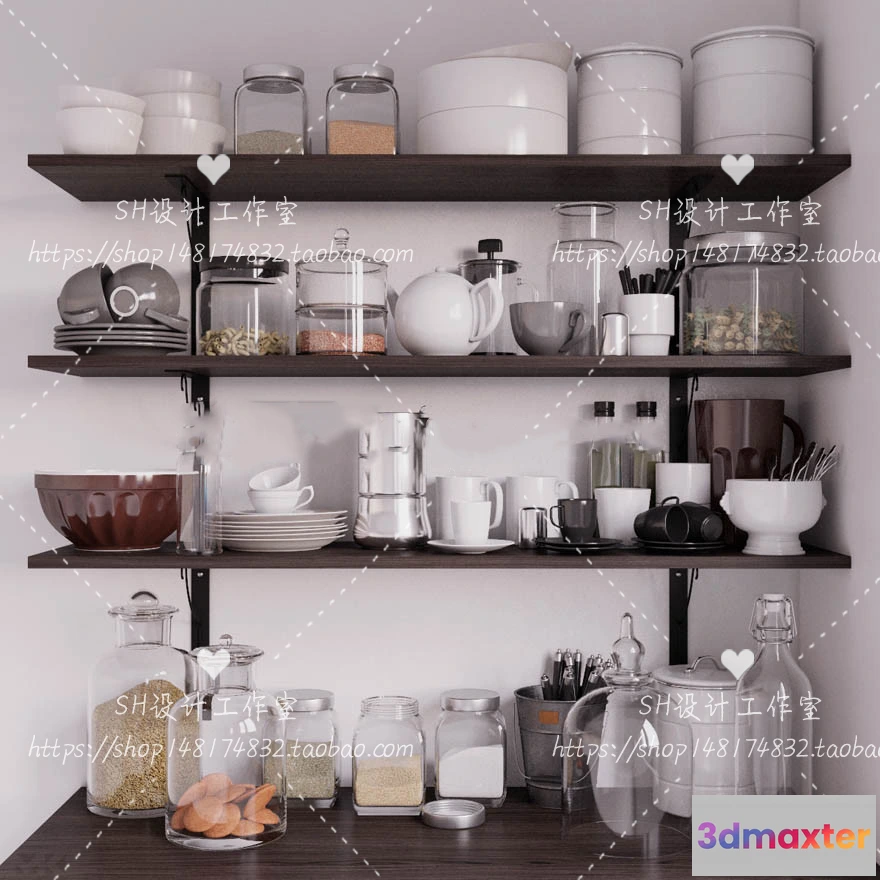 1141438 - Kitchen Supplies - 3D Models - 0100