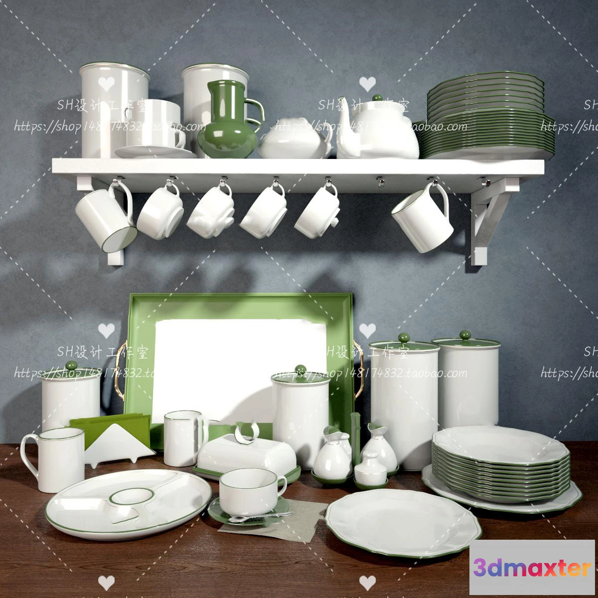 1141440 - Kitchen Supplies - 3D Models - 0101
