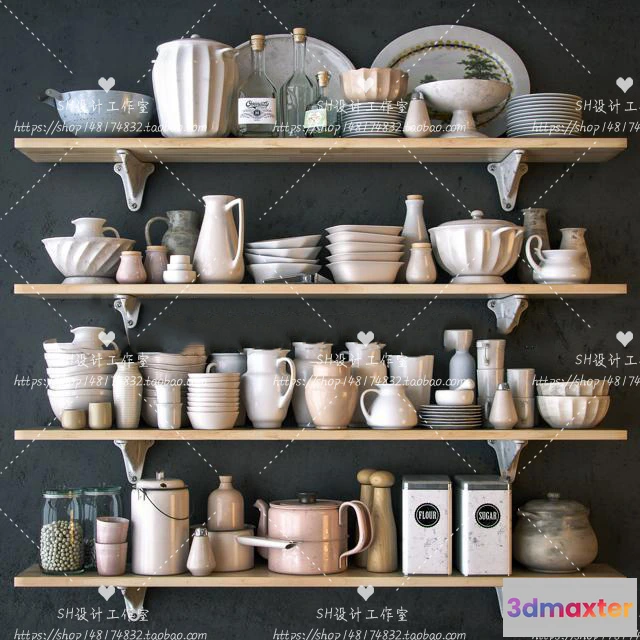 1141452 - Kitchen Supplies - 3D Models - 0107