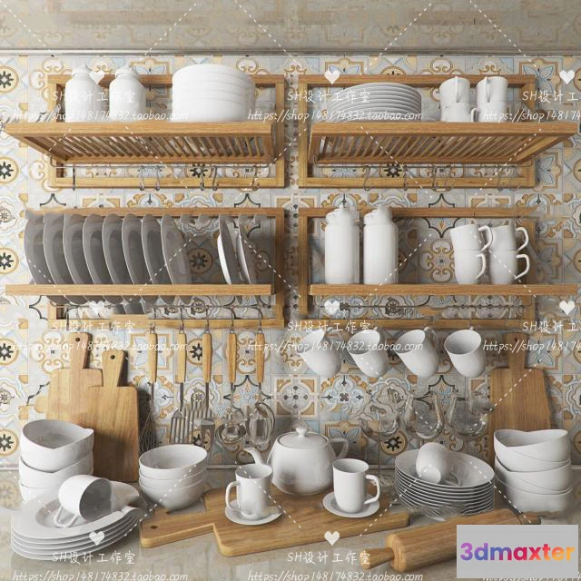 1141466 - Kitchen Supplies - 3D Models - 0114
