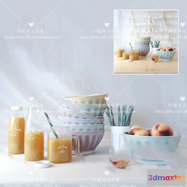 1141468 - Kitchen Supplies - 3D Models - 0115