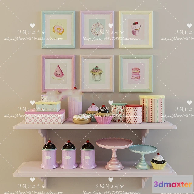 1141486 - Kitchen Supplies - 3D Models - 0124