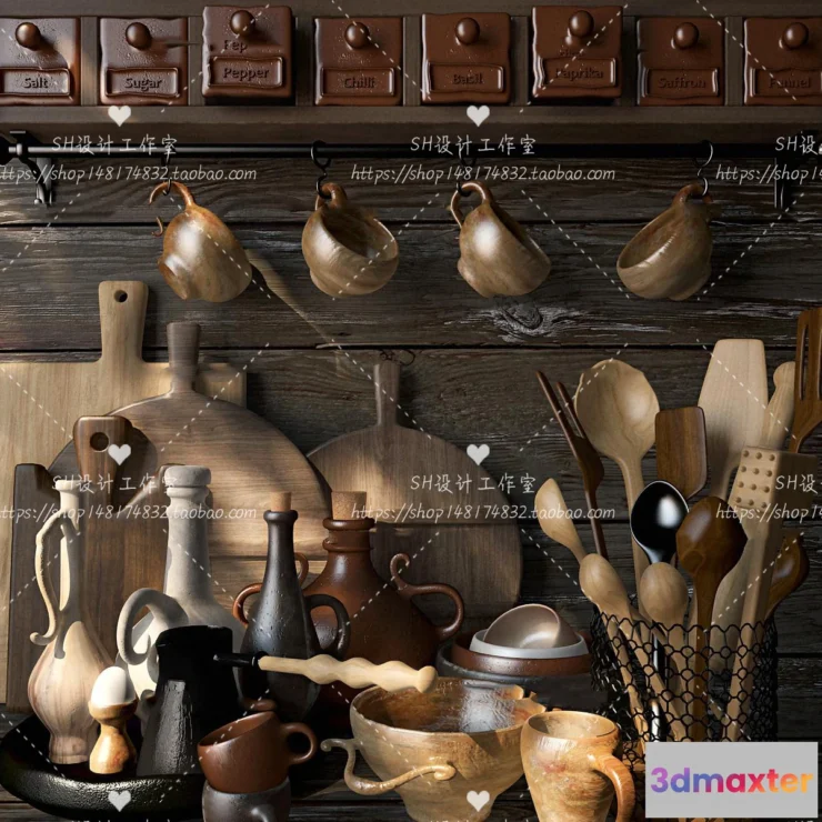 1141488 - Kitchen Supplies - 3D Models - 0125