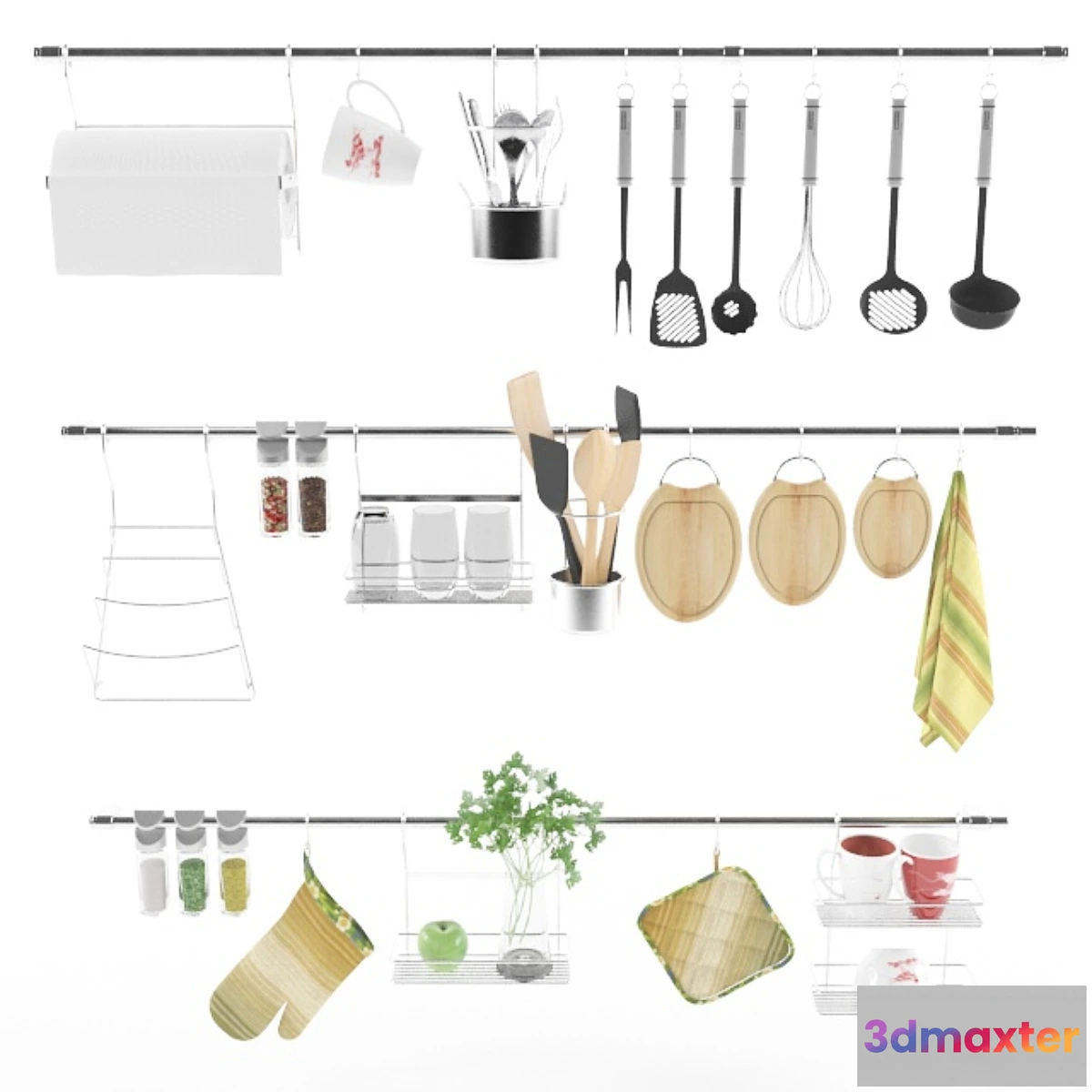 1269411 - Reiling the kitchen 3D Max