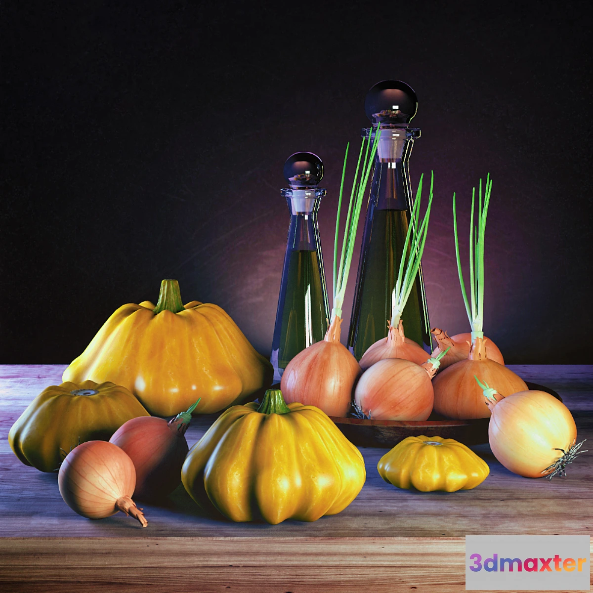 1271815 - Vegetables 3D Max