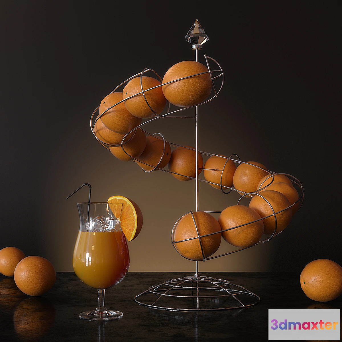 1283562 - Orange style - No.2 3D Max