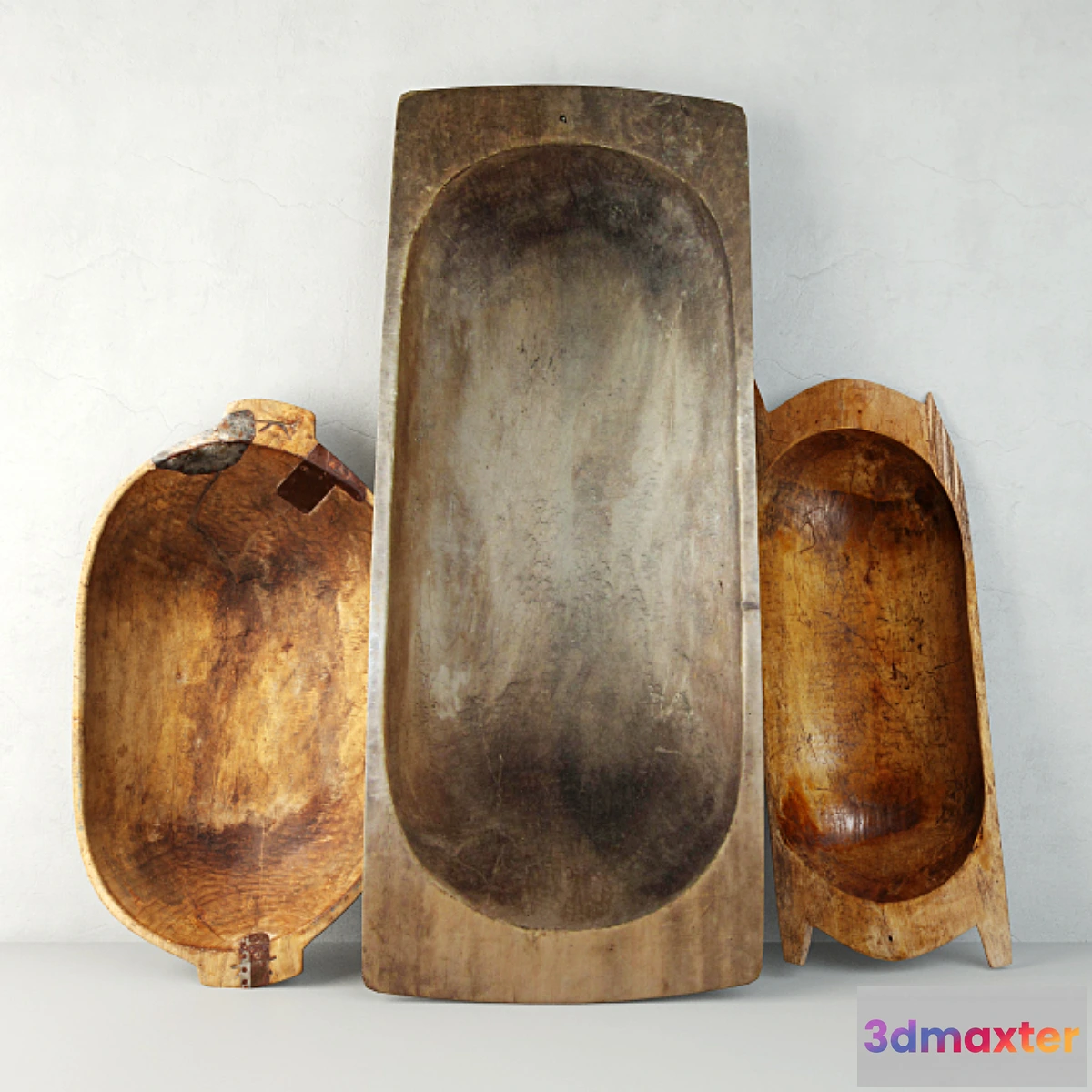 1287788 - Antique Dough Bowls - No.2 3D Max