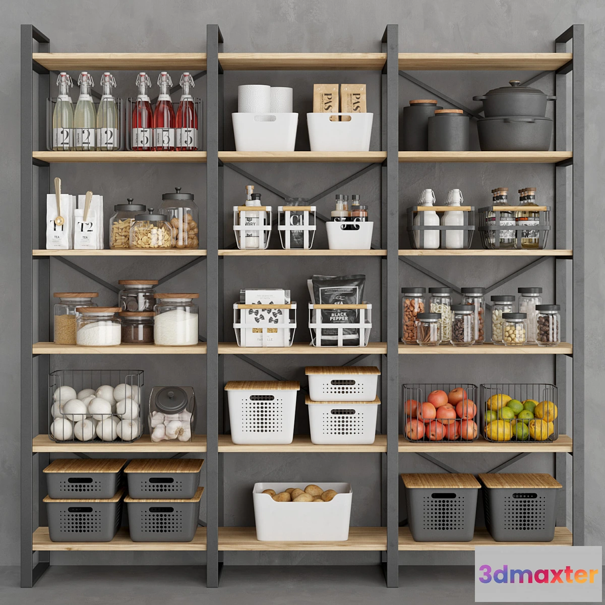 1306157 - Industrial pantry 3D Max