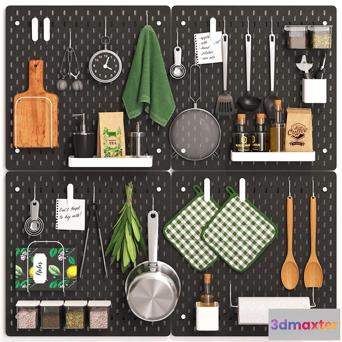1319175 - SKADIS kitchen set - No.2 3D Max