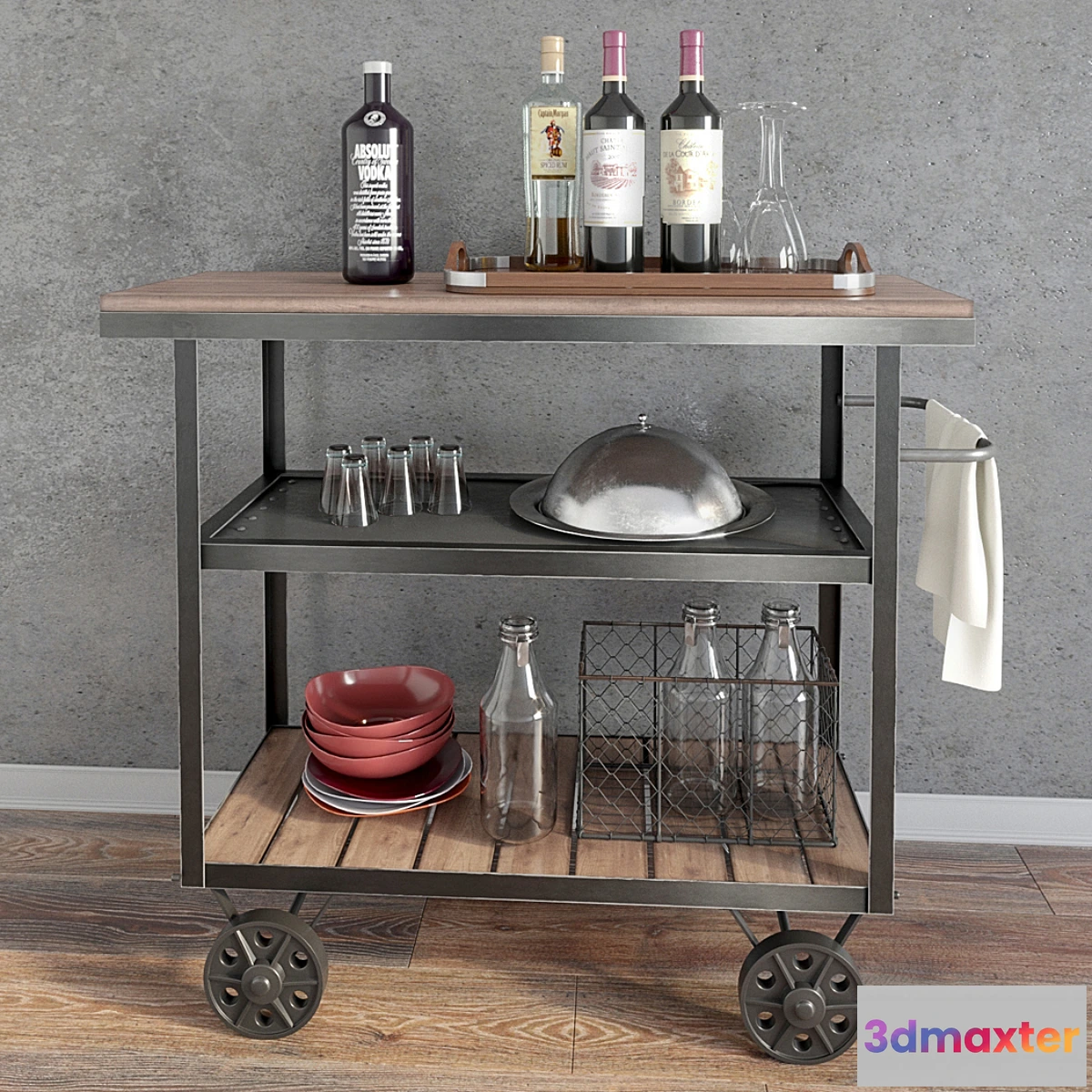 1331342 - Serving cart (Nazya) 3D Max