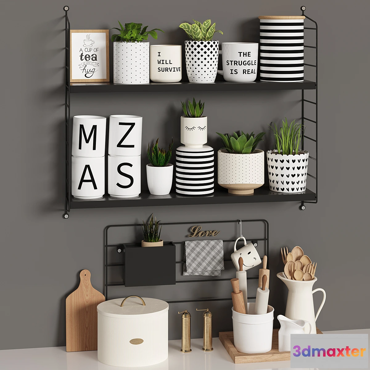 1335305 - Kitchen decor set 01 - No.2 3D Max