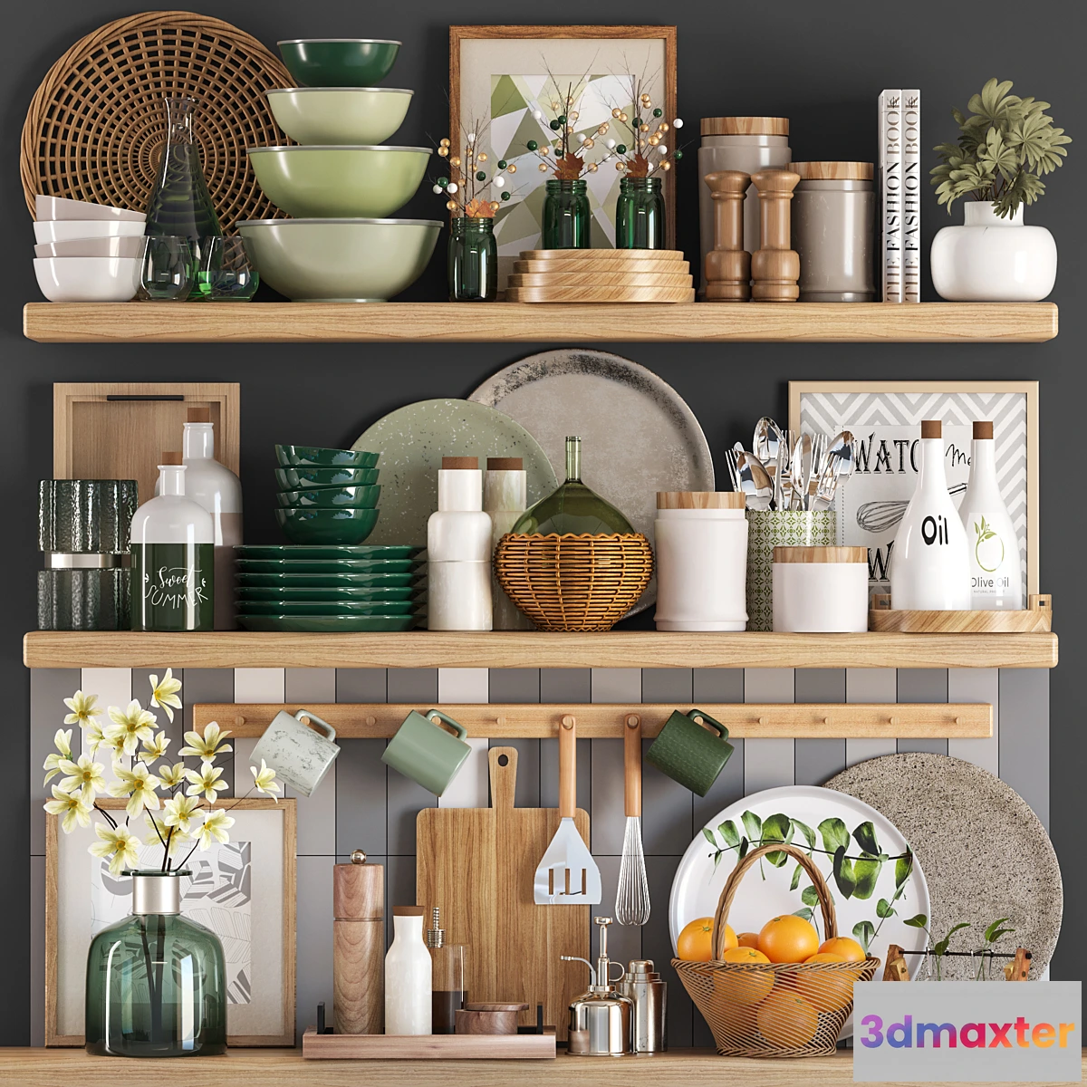 1341162 - kitchen accessories002 3D Max