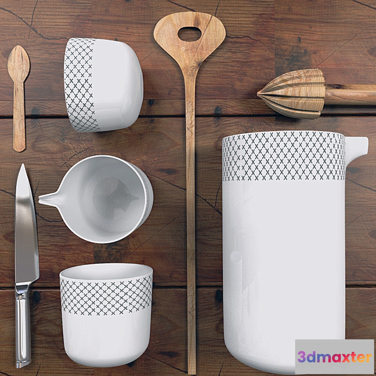 1349372 - Decorative set - No.55 3D Max