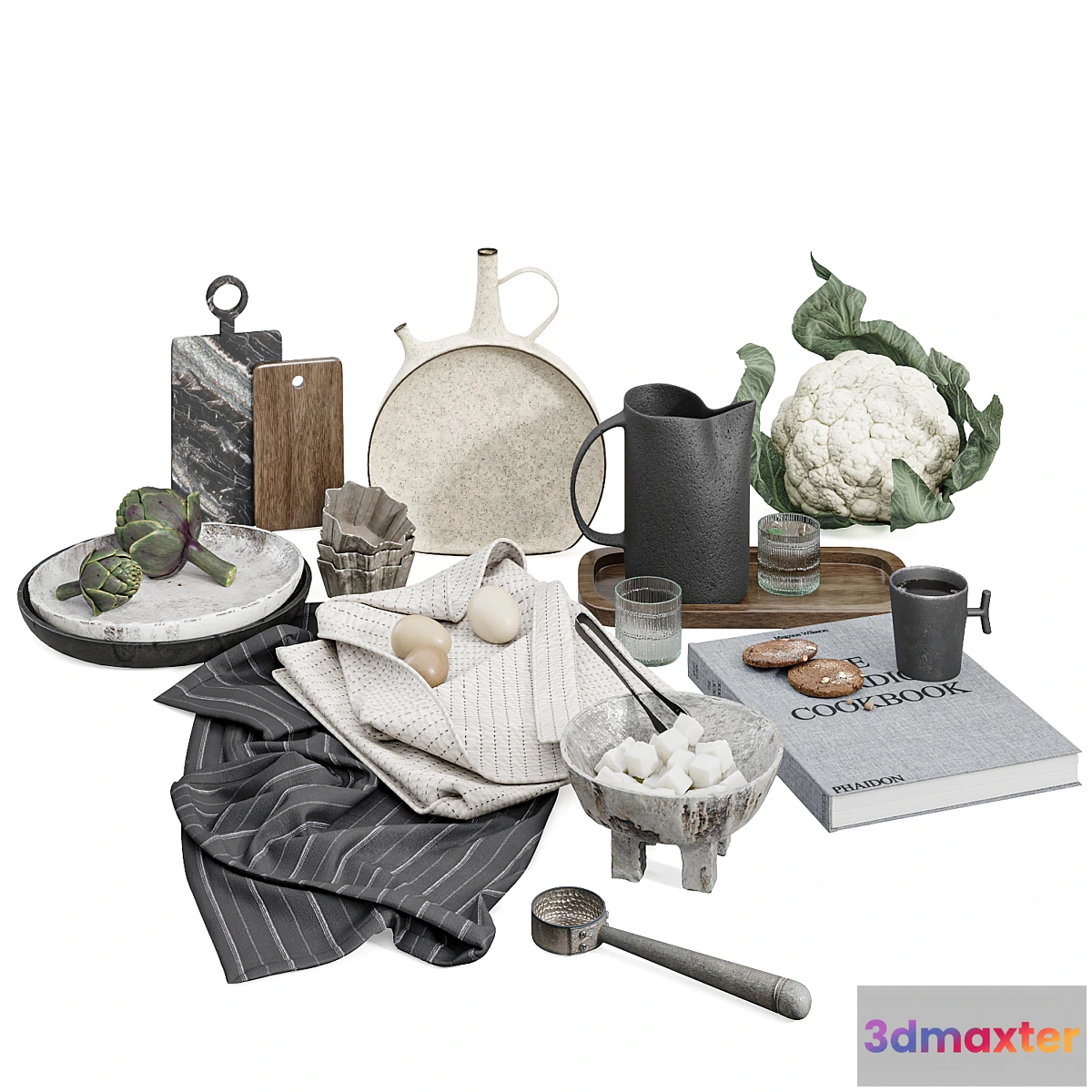 1350959 - Decorative set for the kitchen - No.4 3D Max