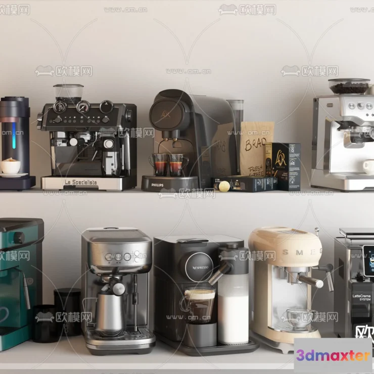 1368426 - Kitchen Appliances for Interior Design - 3DS Max Models - 002 3D Max
