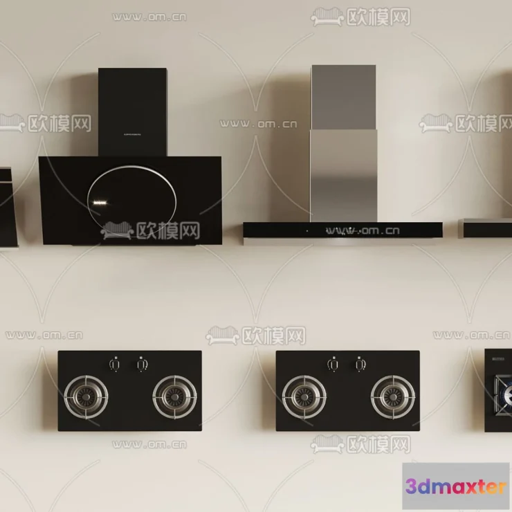 1368694 - Kitchen Appliances for Interior Design - 3DS Max Models - 006 3D Max