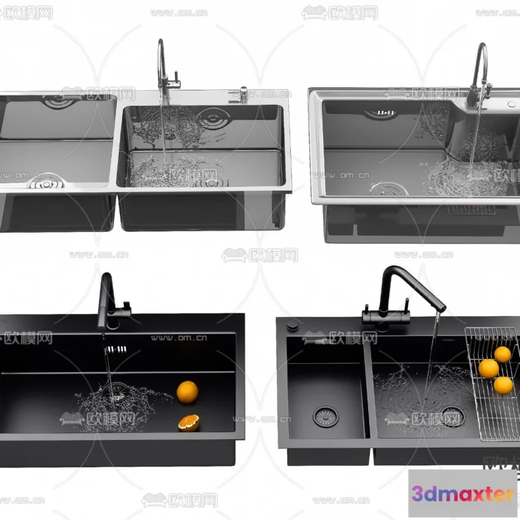 1369227 - Kitchen Appliances for Interior Design - 3DS Max Models - 014 3D Max