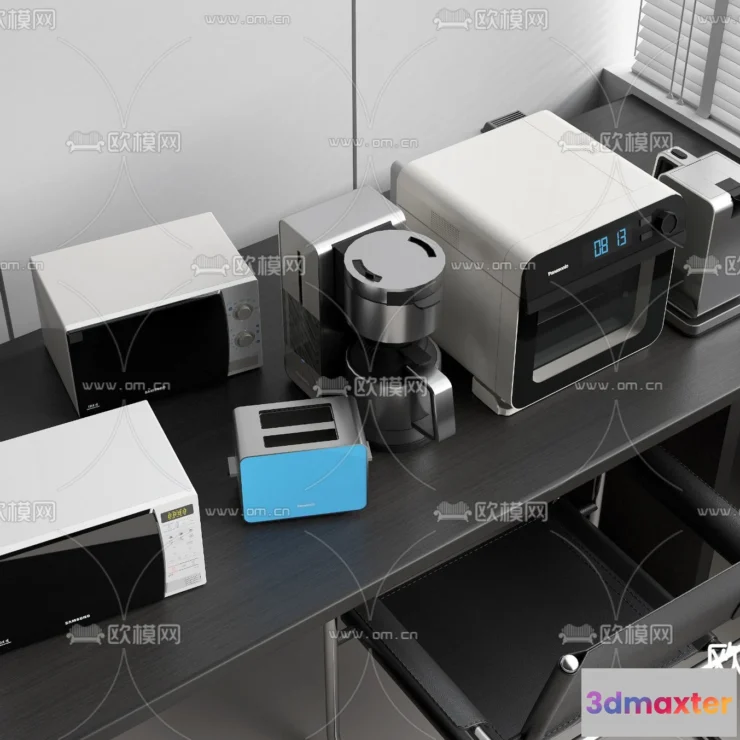 1369646 - Kitchen Appliances for Interior Design - 3DS Max Models - 020 3D Max