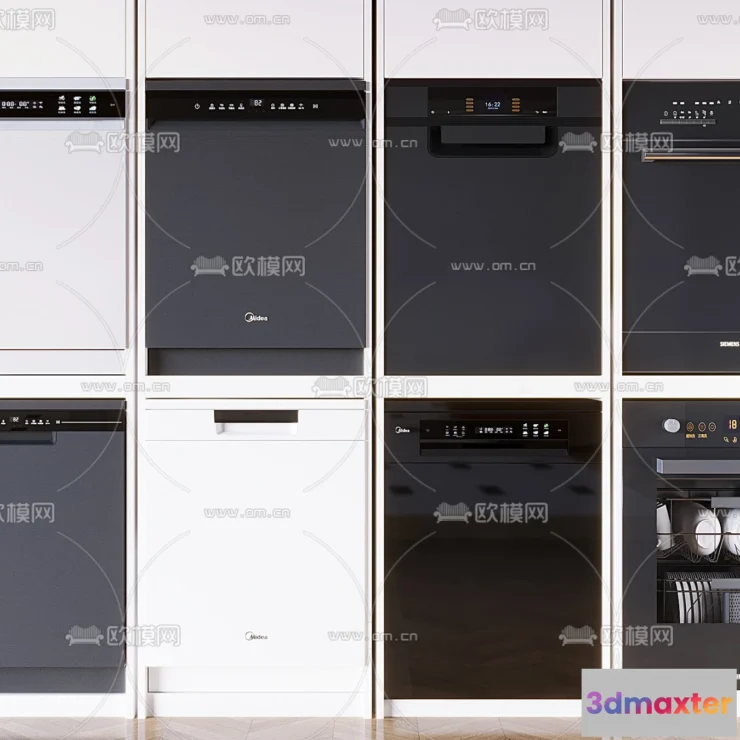 1370133 - Kitchen Appliances for Interior Design - 3DS Max Models - 027 3D Max