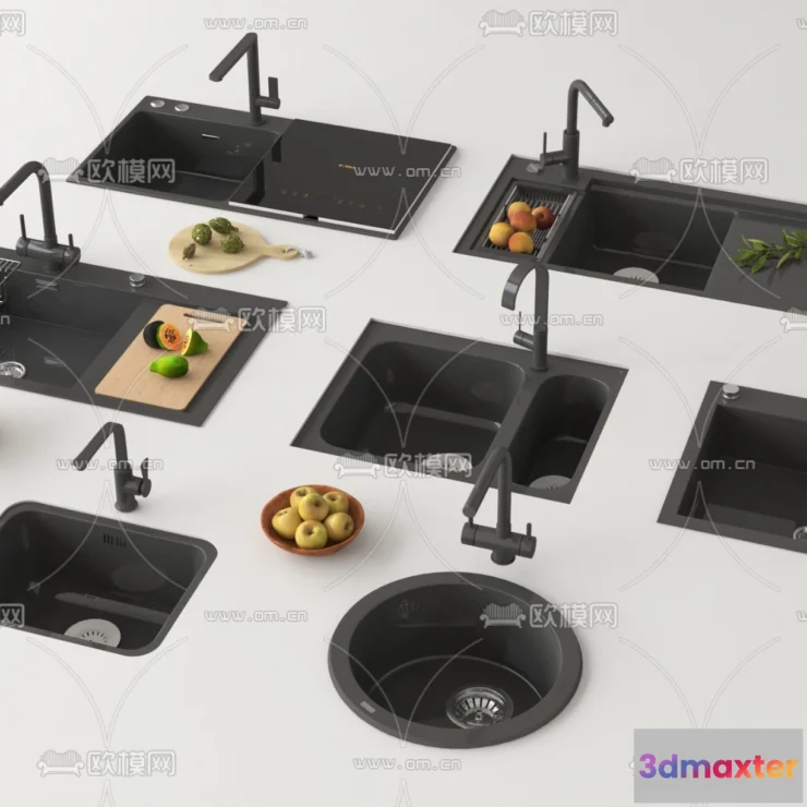 1370527 - Kitchen Appliances for Interior Design - 3DS Max Models - 033 3D Max