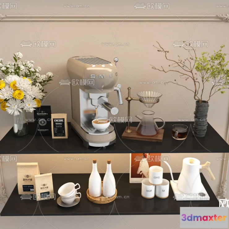 1370663 - Kitchen Appliances for Interior Design - 3DS Max Models - 035 3D Max