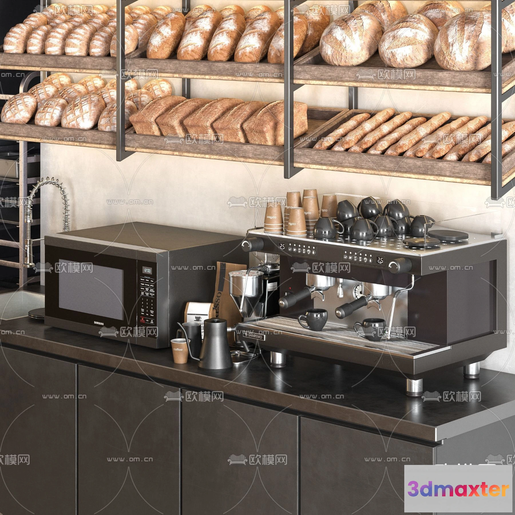 1370730 - Kitchen Appliances for Interior Design - 3DS Max Models - 036 3D Max