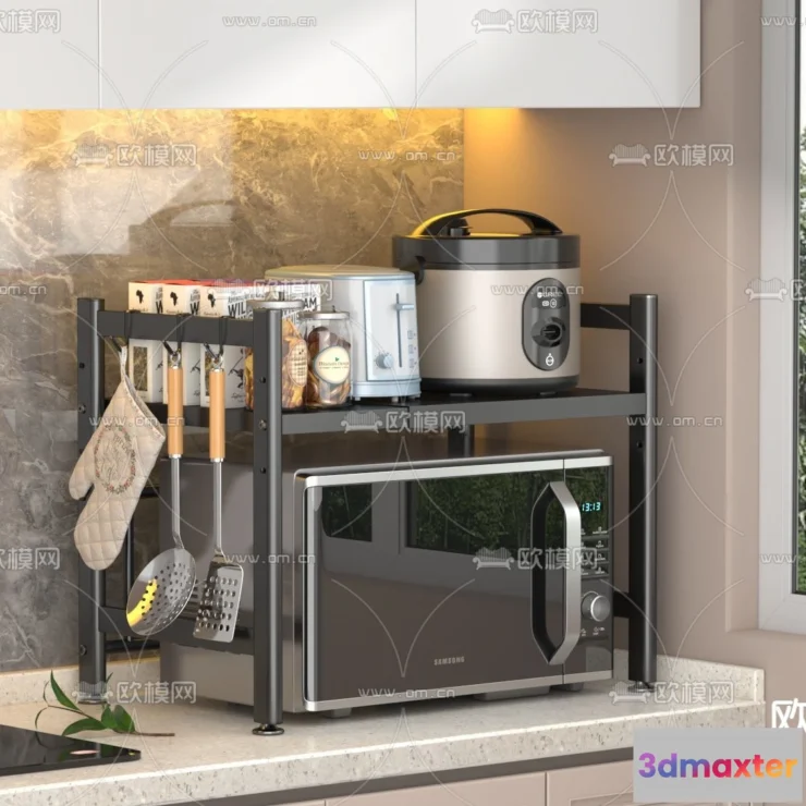 1370855 - Kitchen Appliances for Interior Design - 3DS Max Models - 038 3D Max