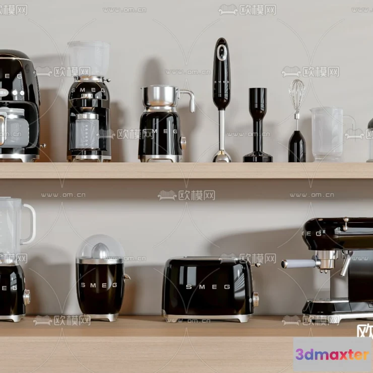 1371244 - Kitchen Appliances for Interior Design - 3DS Max Models - 044 3D Max