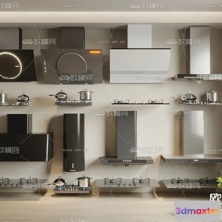 1371687 - Kitchen Appliances for Interior Design - 3DS Max Models - 051 3D Max