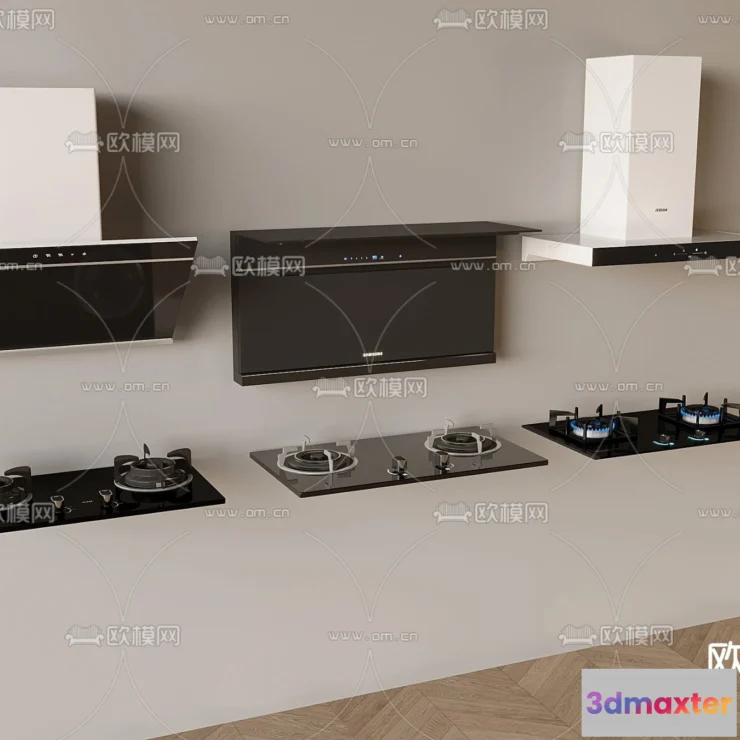 1371749 - Kitchen Appliances for Interior Design - 3DS Max Models - 052 3D Max