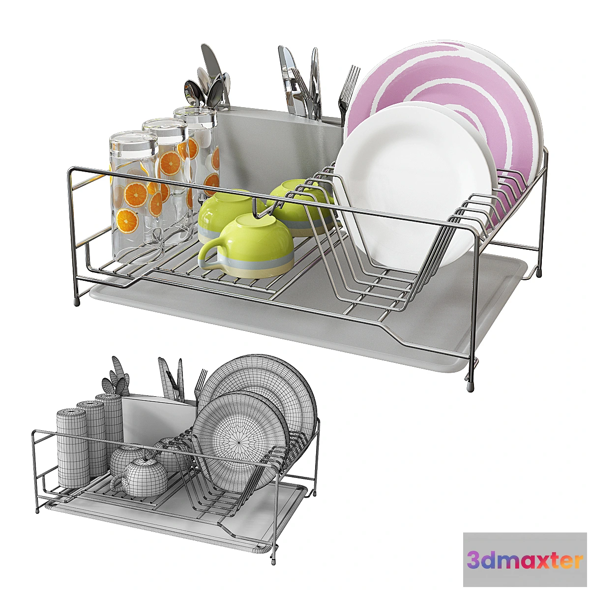 1391980 - Kitchen dish rack _ CUCHITA 3D Max