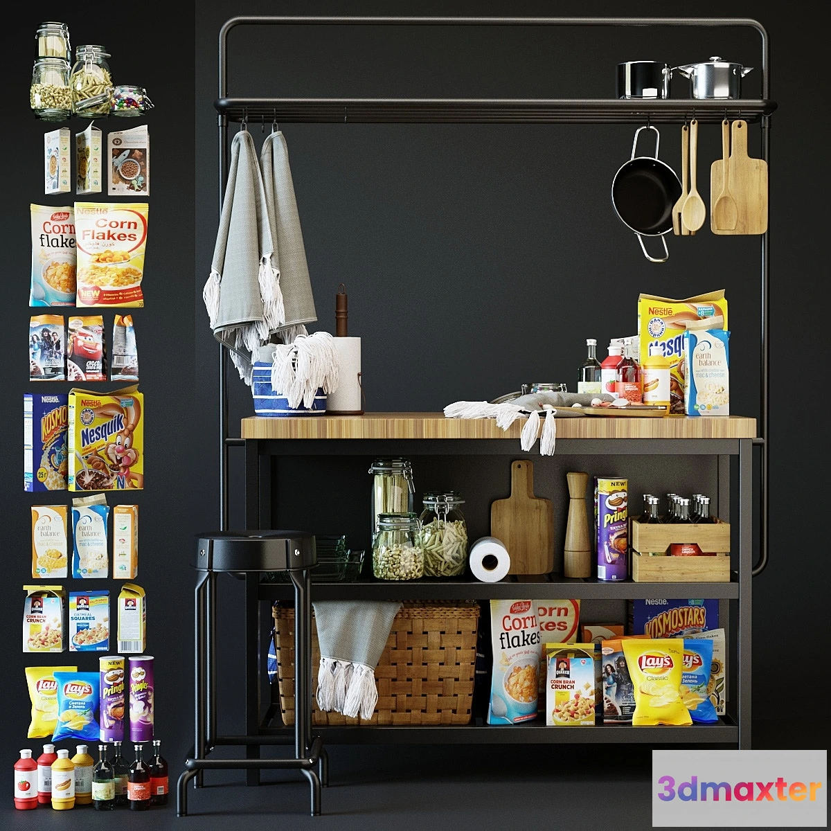 1392504 - Vadholma (VADHOLMA) Kitchen Island 3D Max