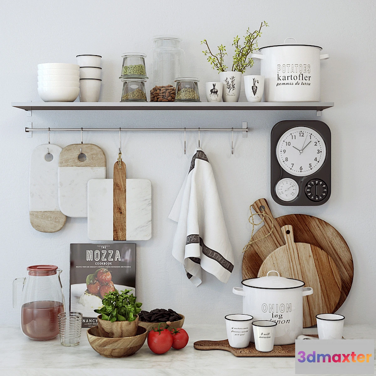 1393598 - Set for M17 cuisine 3D Max