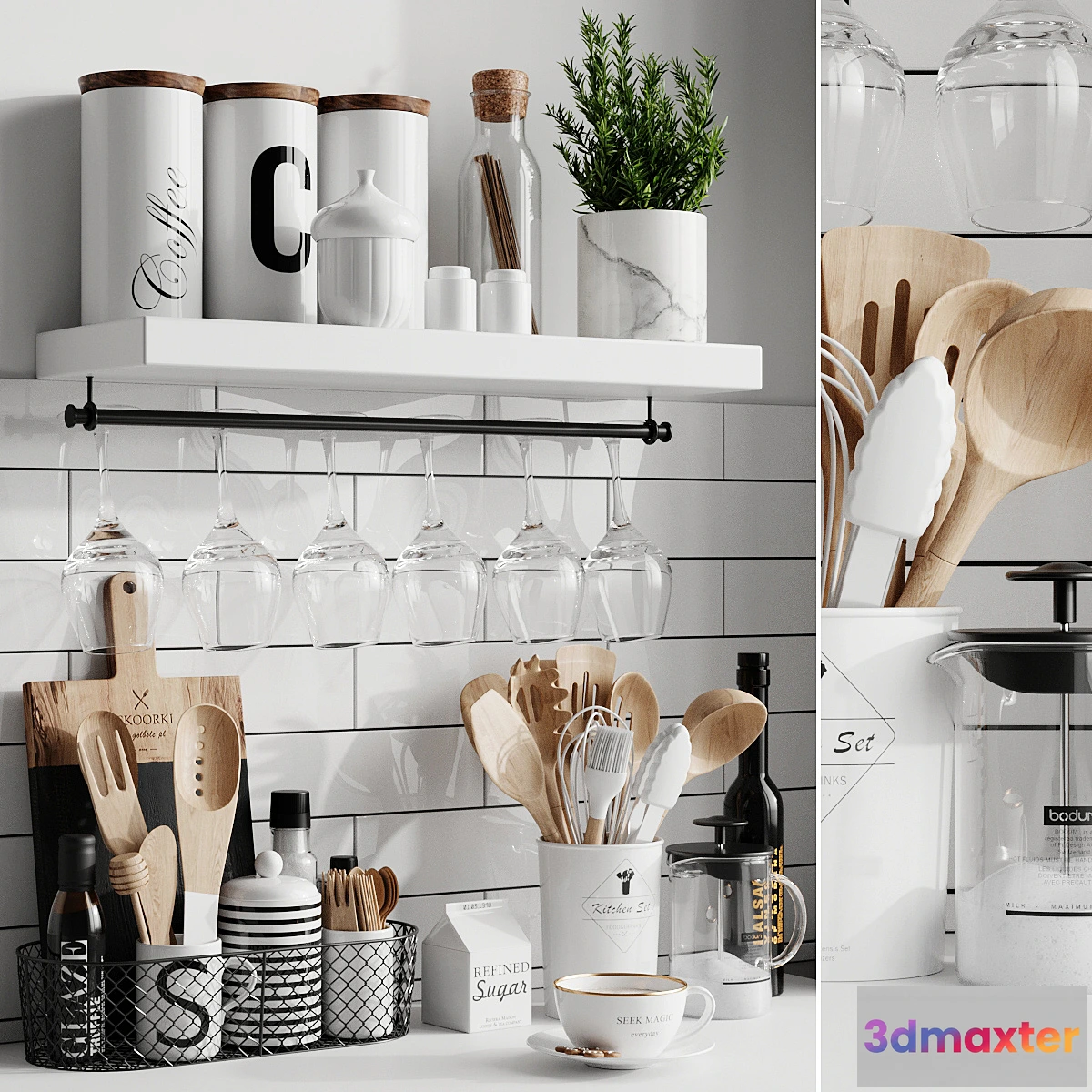 1396926 - Kitchen decor 10 3D Max