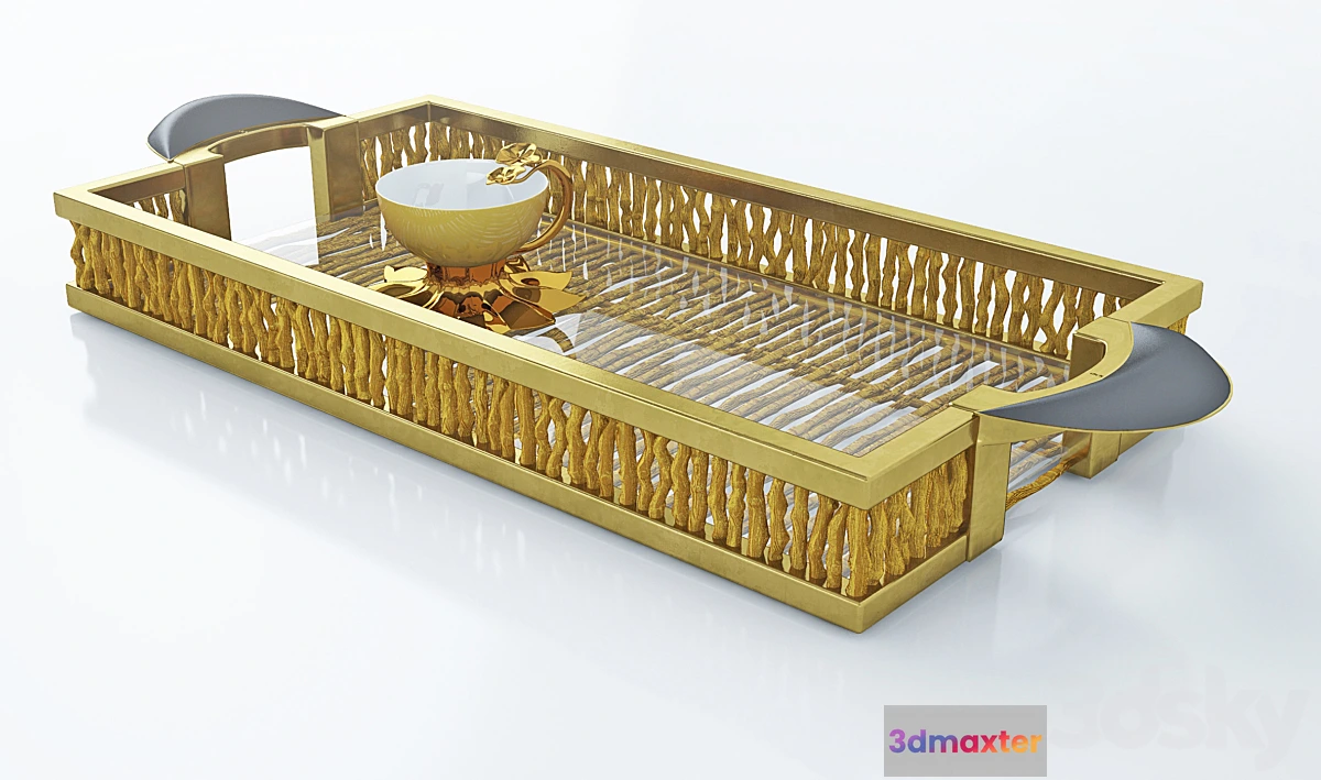 1401546 - a tray for tea 3D Max