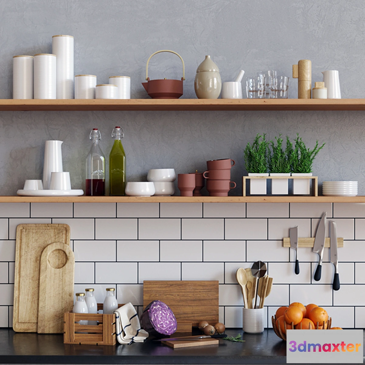 1406152 - Set Skagerak cuisine 3D Max