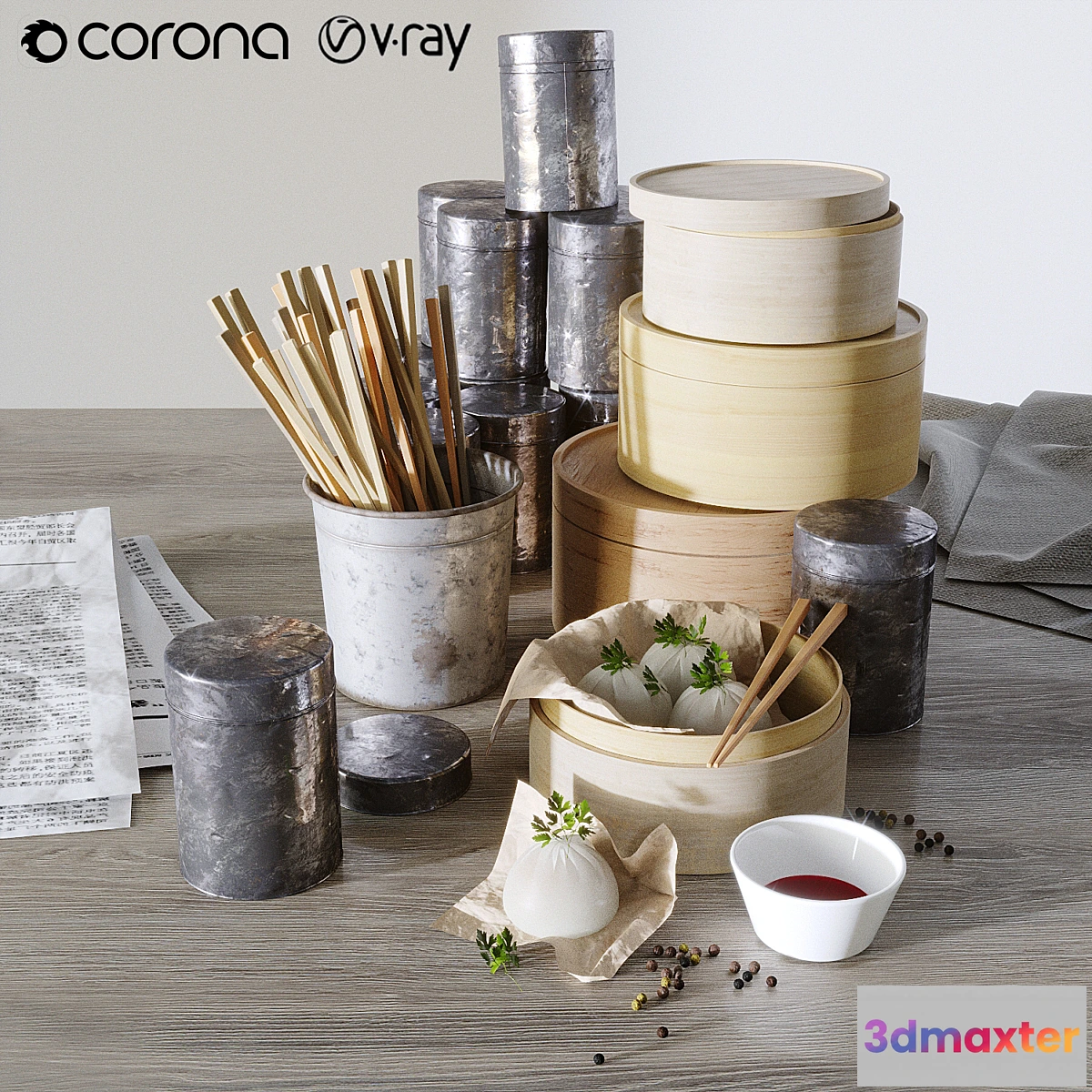 1411594 - Dim sum 3D Max