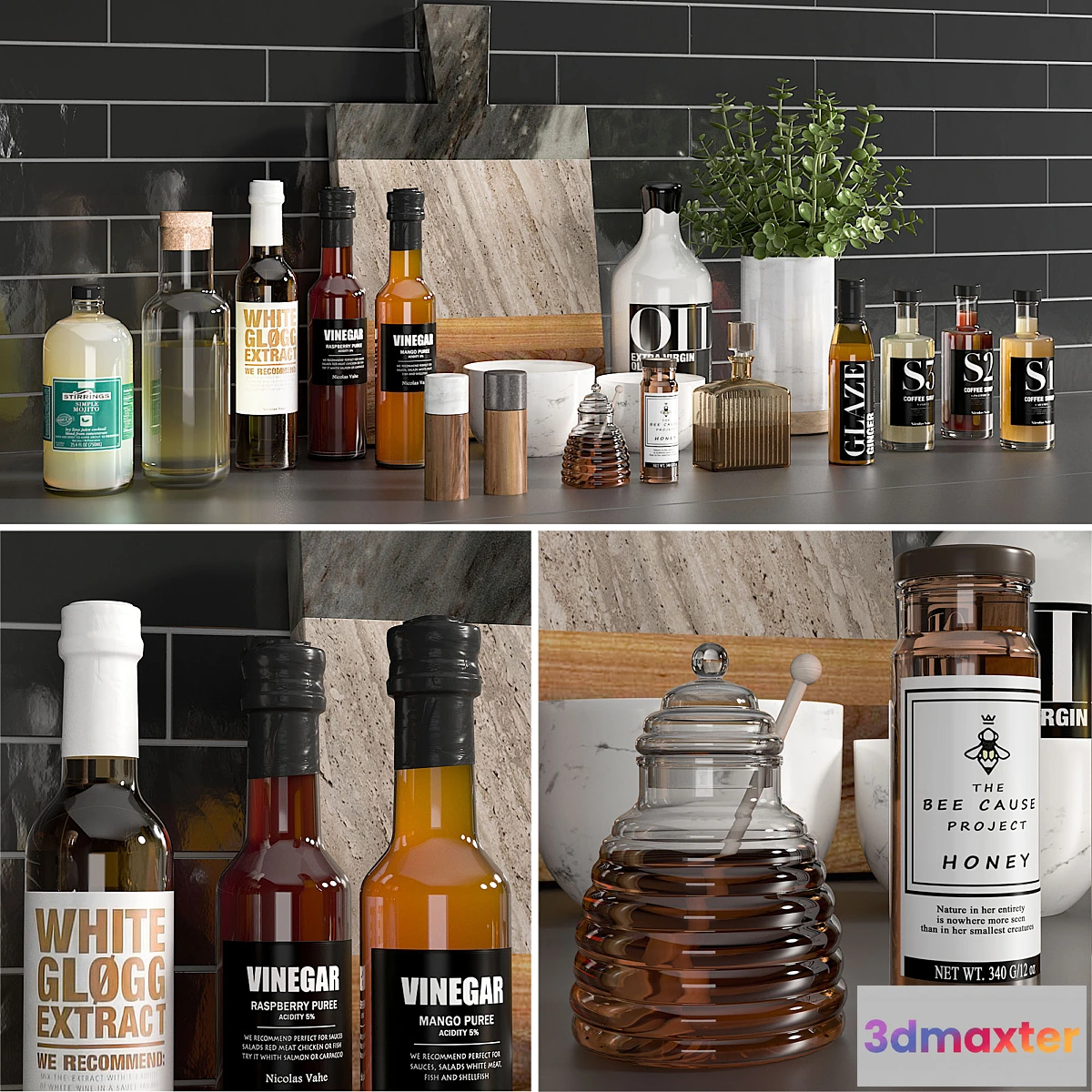 1414116 - Kitchen Accessories 7 3D Max