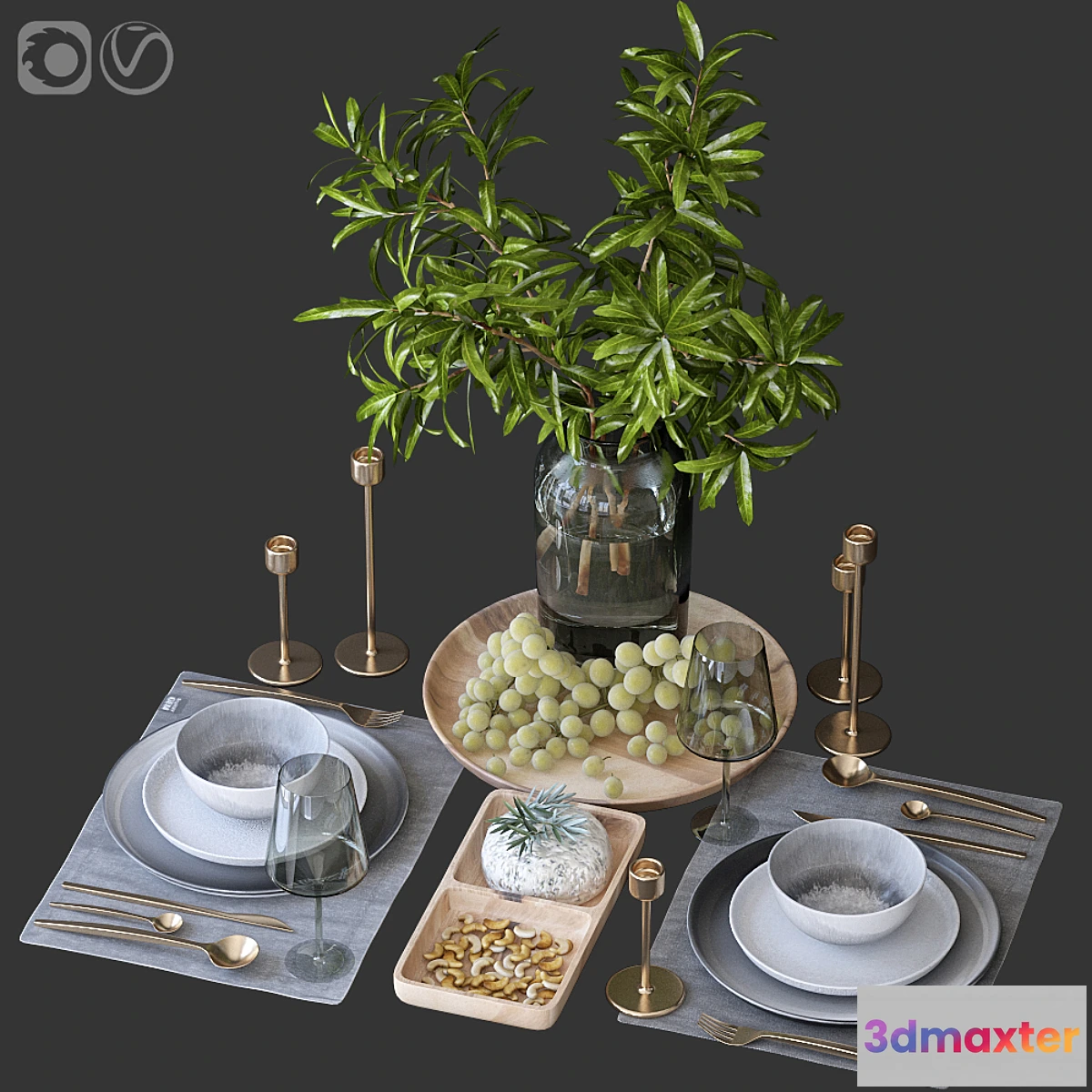 1416940 - Table setting 50 3D Max