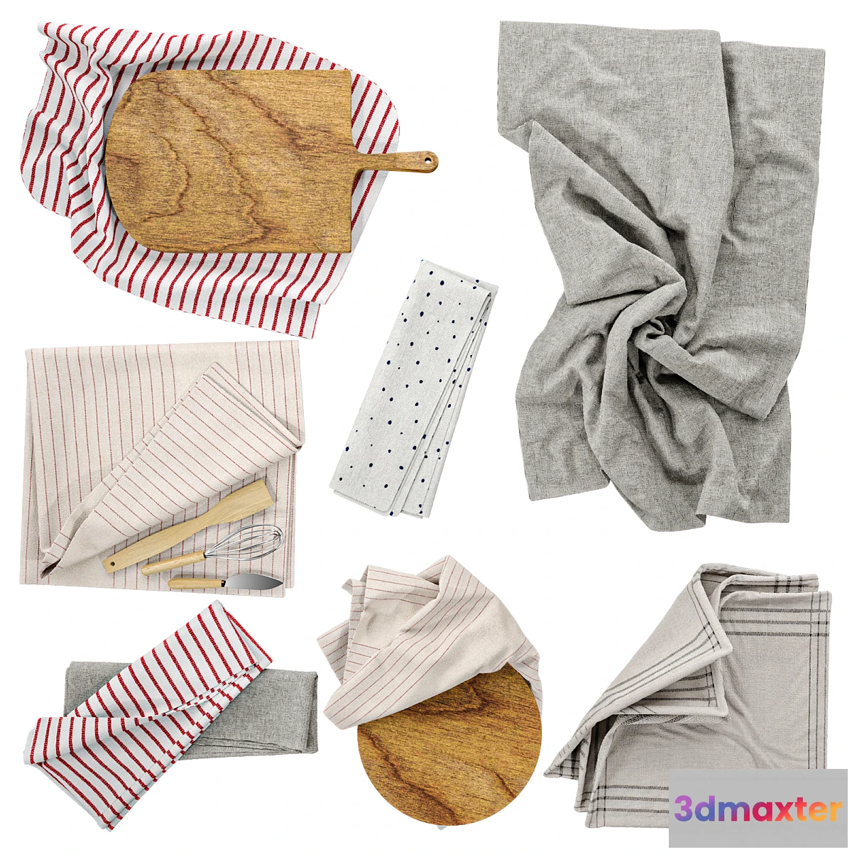 1417876 - Towel Set-06 3D Max