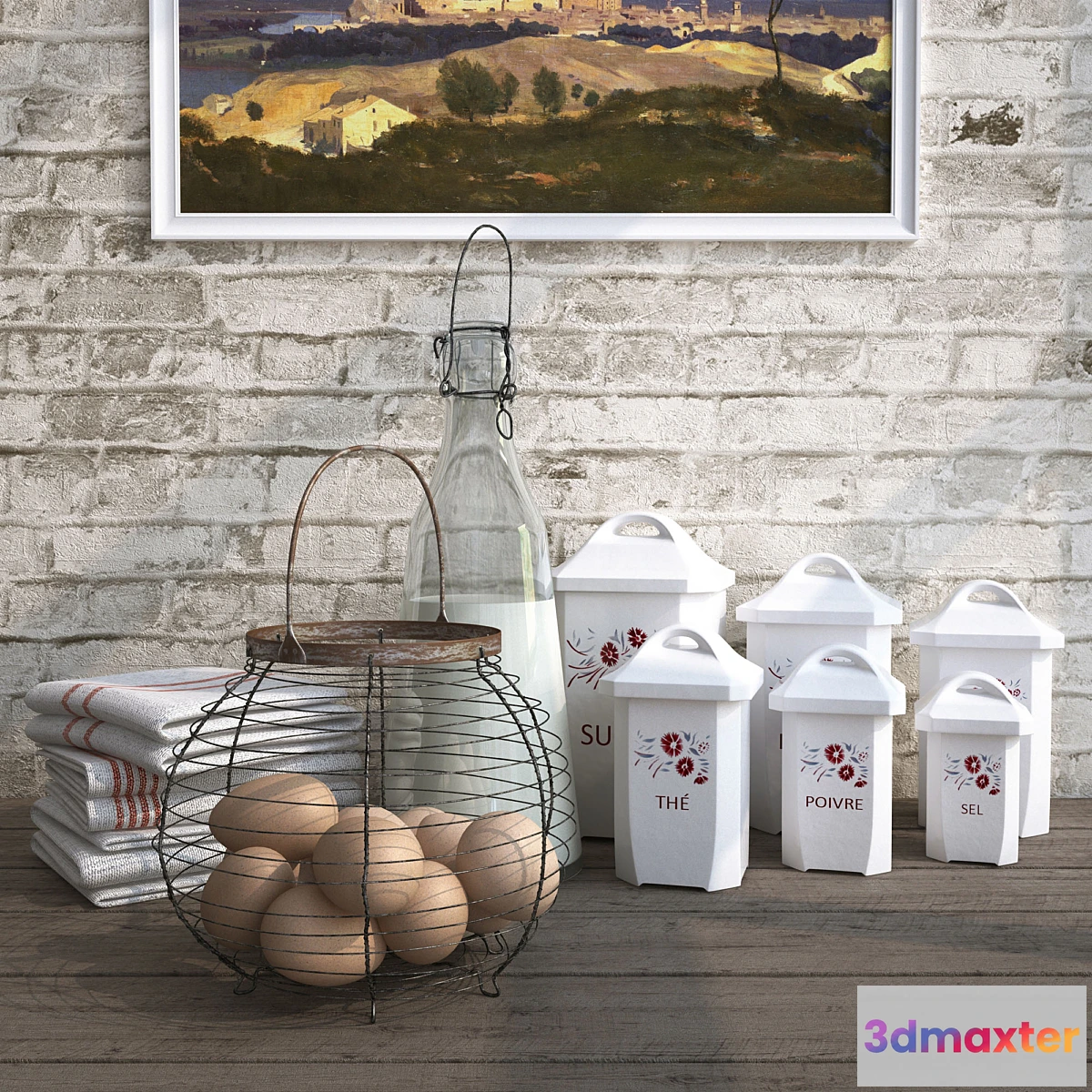 1418682 - Decor for kitchens 3D Max