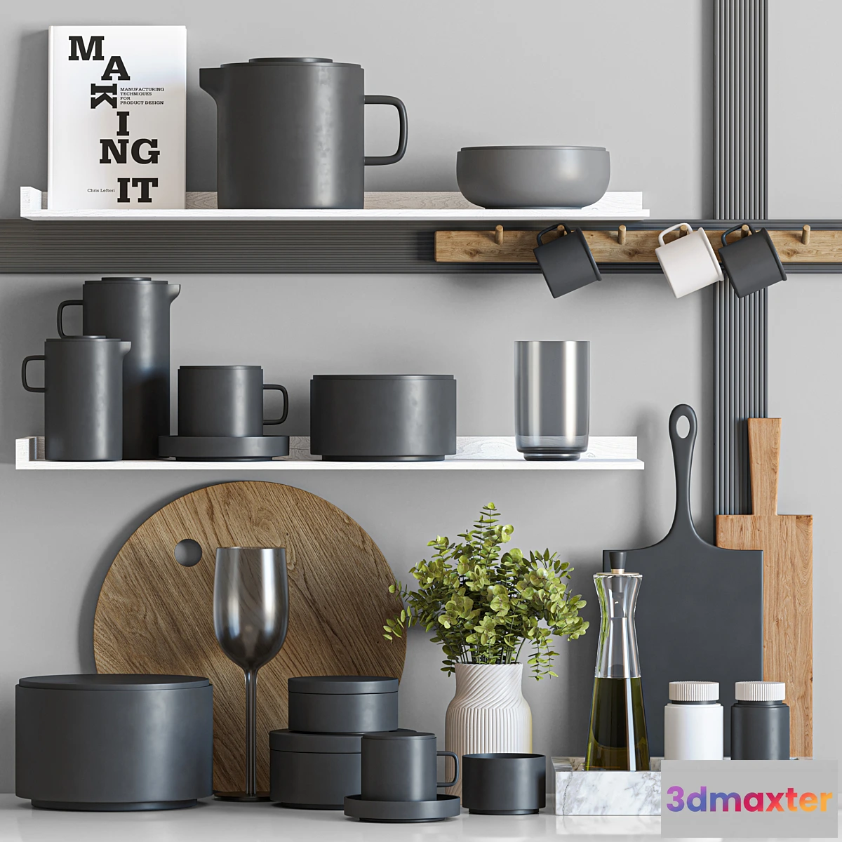 1422298 - kitchen accessories018 3D Max