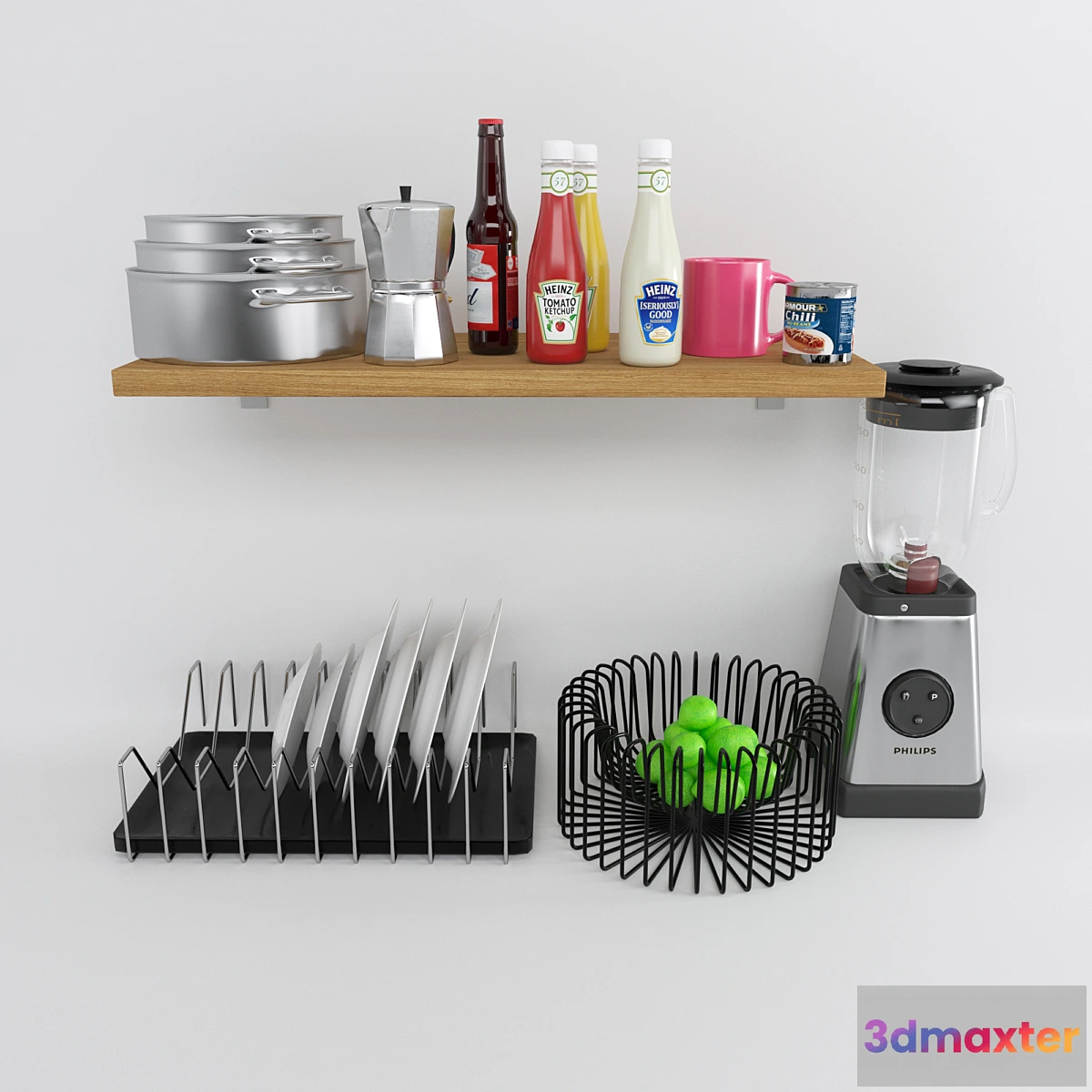 1436880 - kitchen decor 3D Max