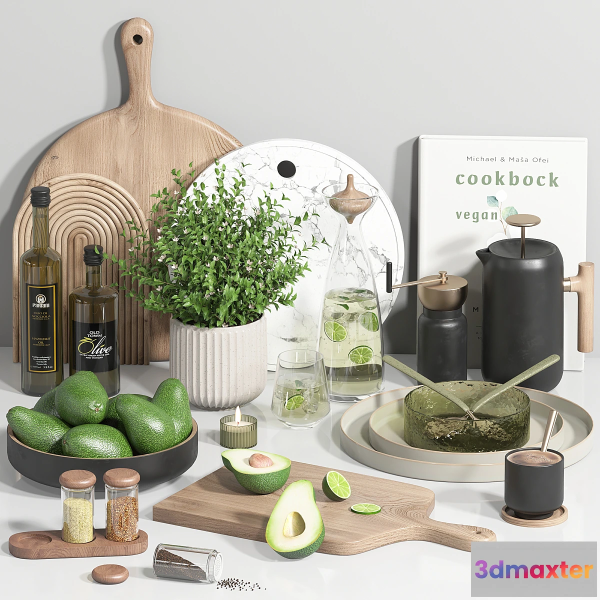 1437526 - kitchen accessories 03 3D Max