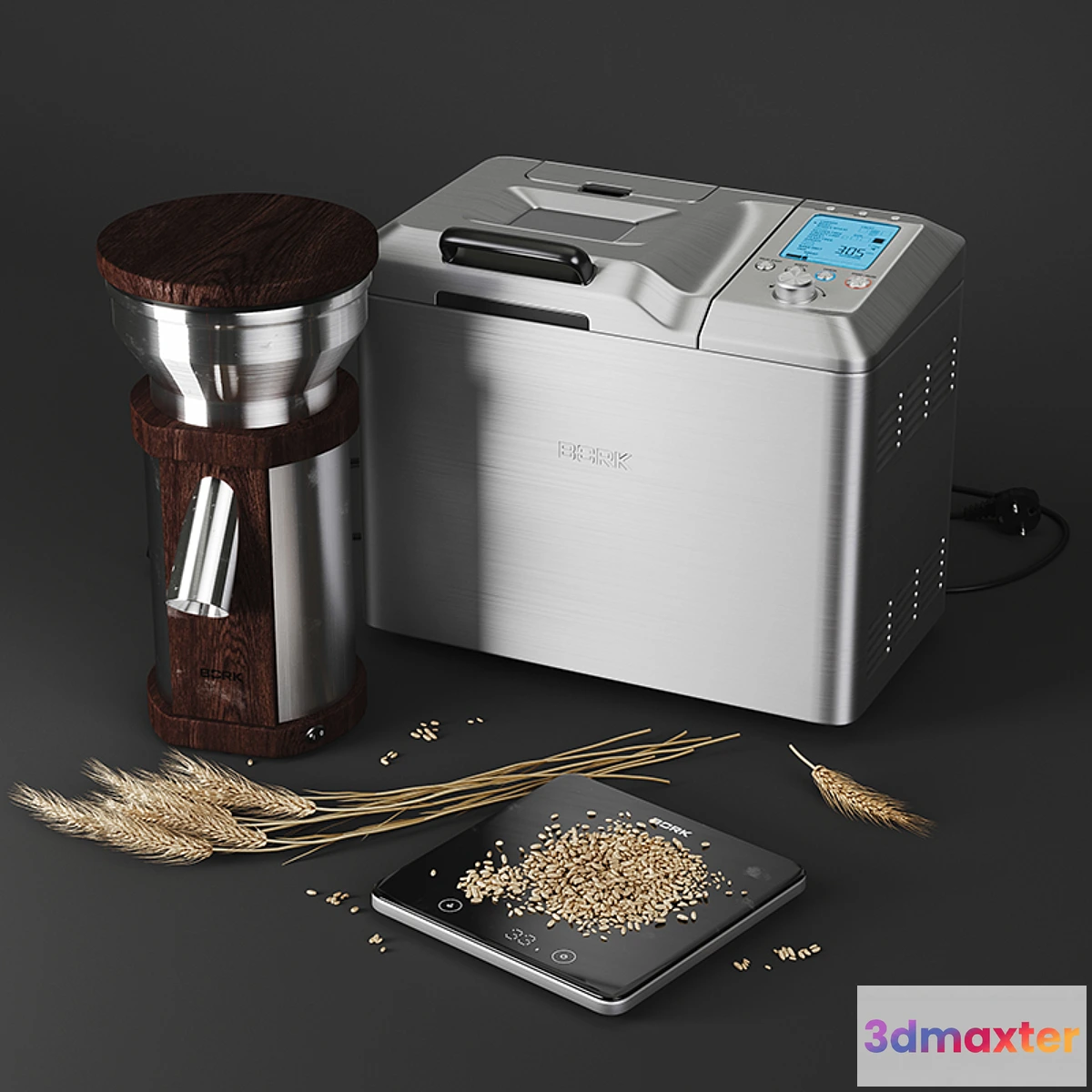 1441672 - Kitchen appliances BORK 3D Max