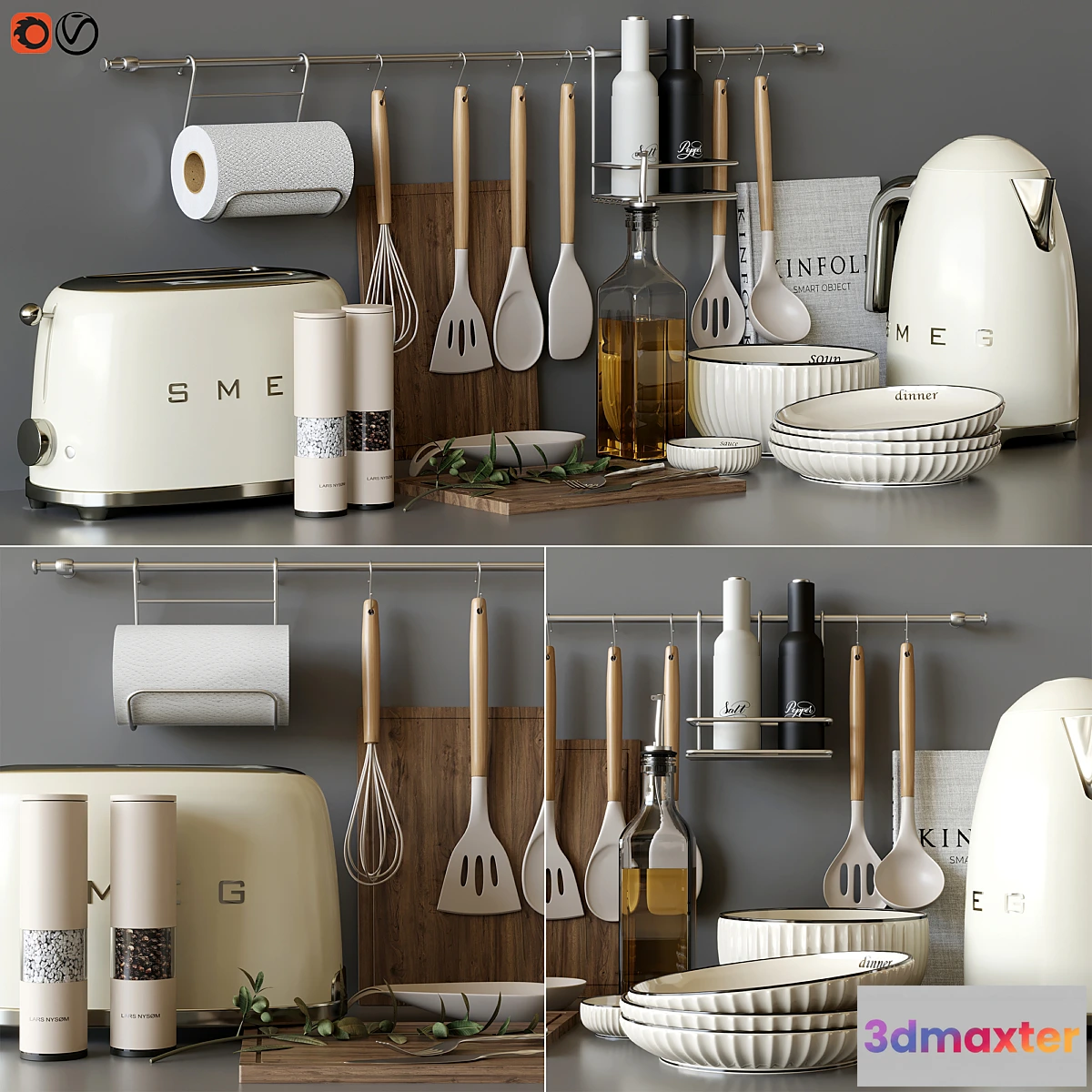1456918 - Kitchenware 3D Max