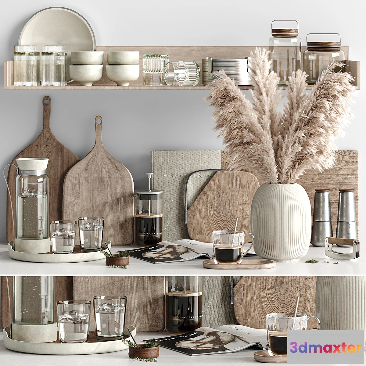 1458204 - kitchen accessories 029 3D Max