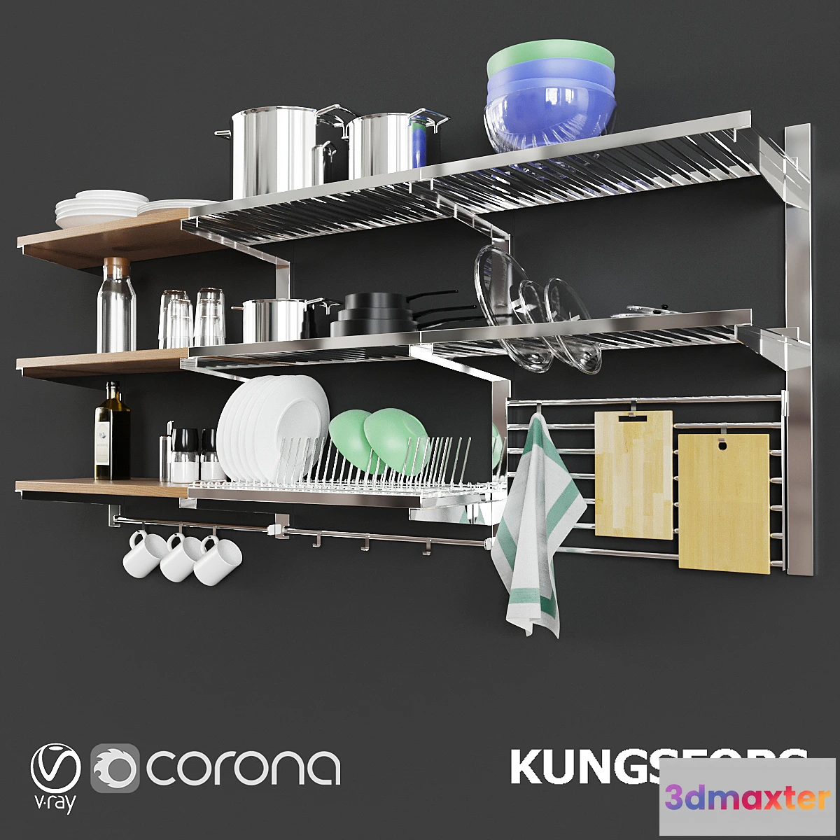 1466200 - Ikea Kungsfors 3D Max