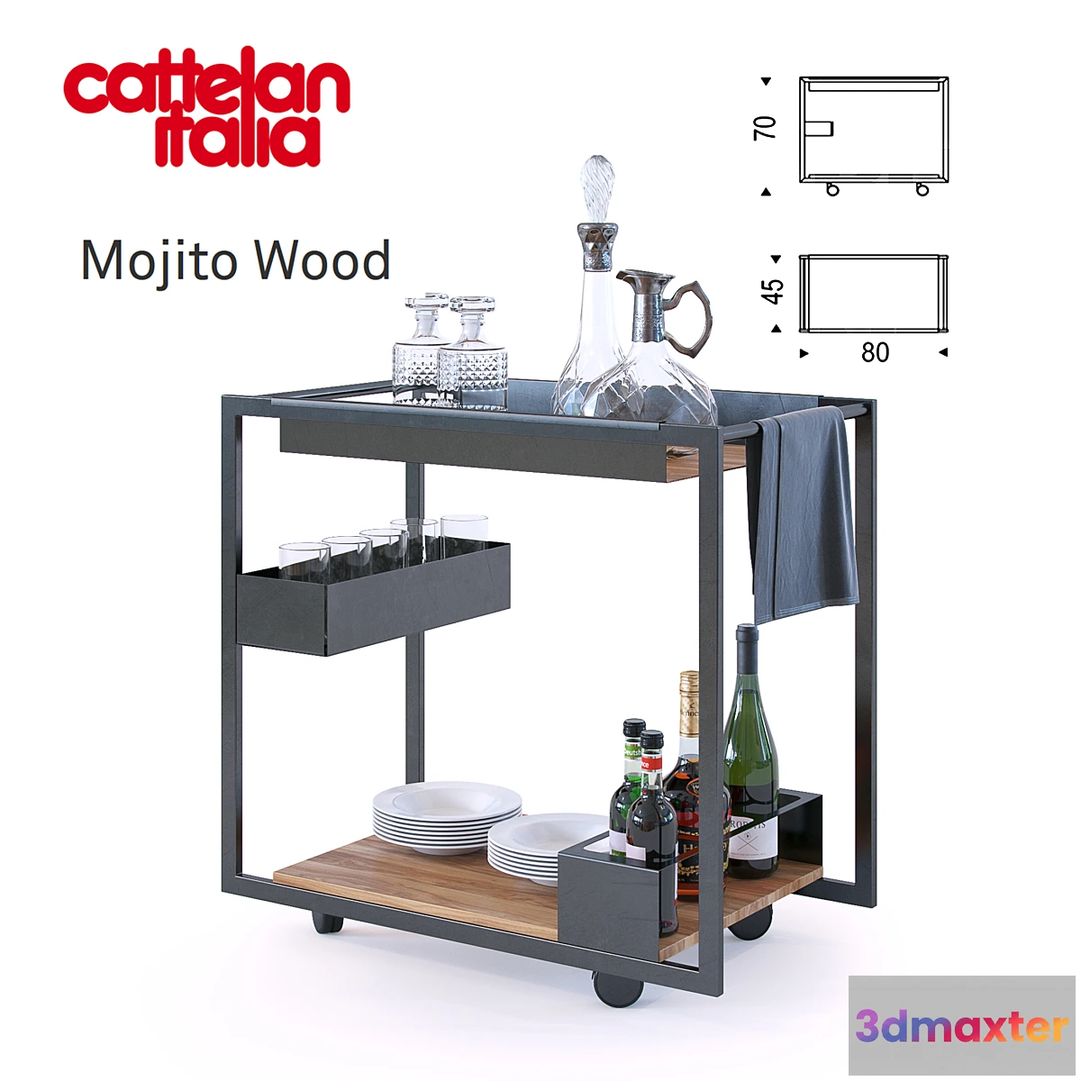 1470174 - Mojito wood  Cattelan Italia 3D Max
