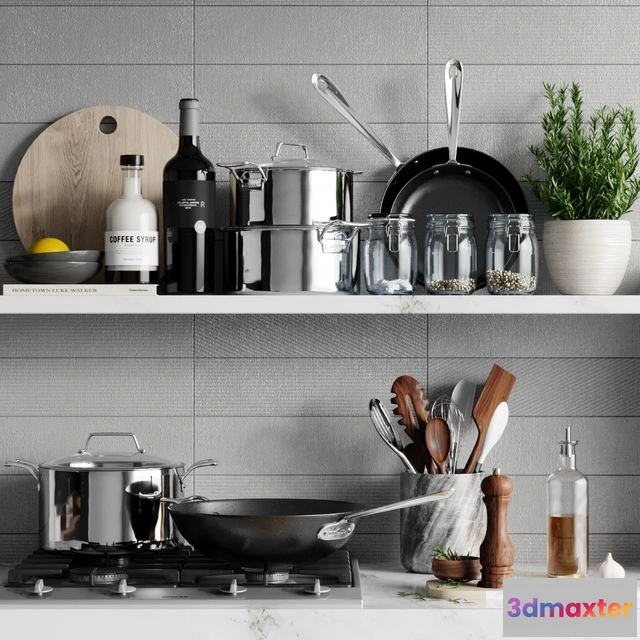 1537760 - Kitchen decor 3 3D Max